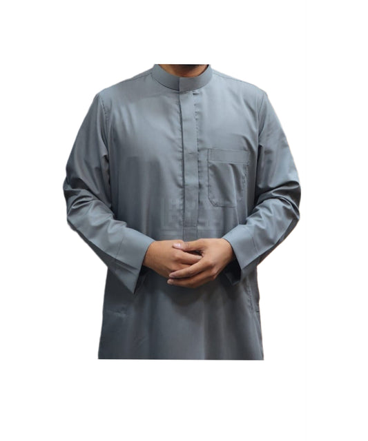 Men's Premium Saudi Style Thobe - Best Fashion LLC