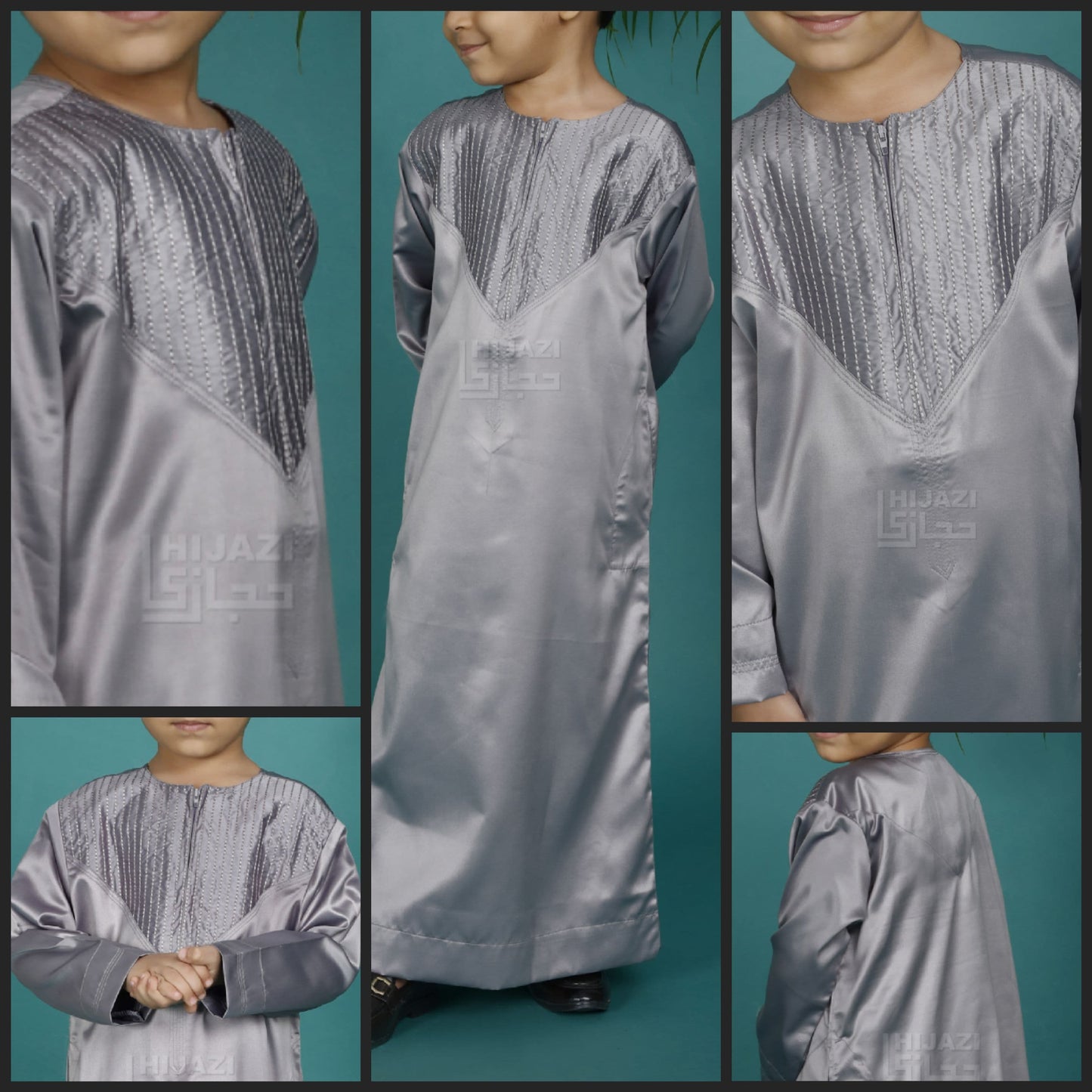 Kid's Omani Emirati Style Thobe for Boy's by Best Fashion - Best Fashion LLC