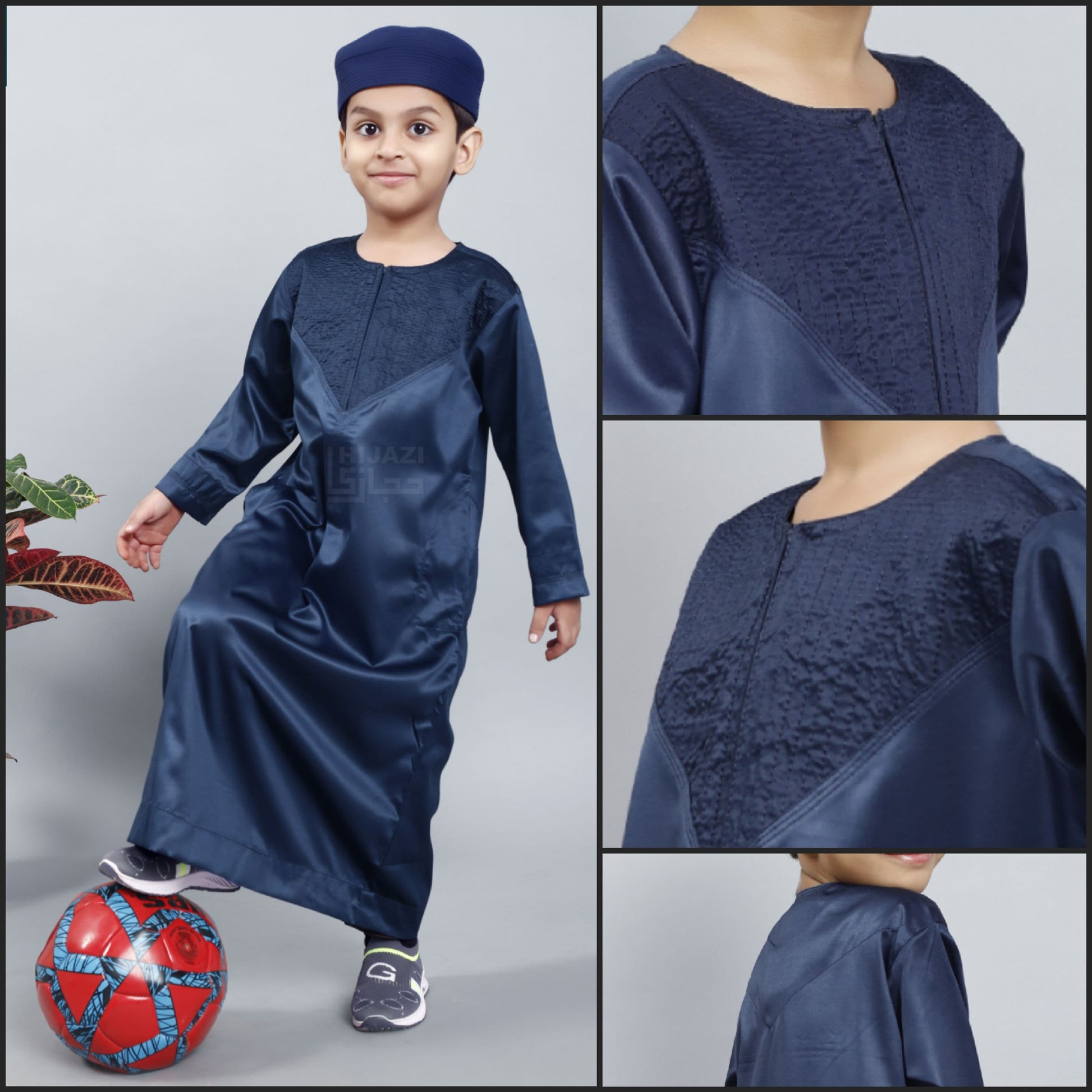 Kid's Omani Emirati Style Thobe for Boy's by Best Fashion - Best Fashion LLC