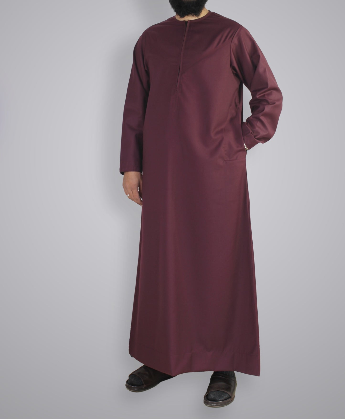 Men's Omani Winter Muslim's men Thobe Emirati Style - Best Fashion LLC