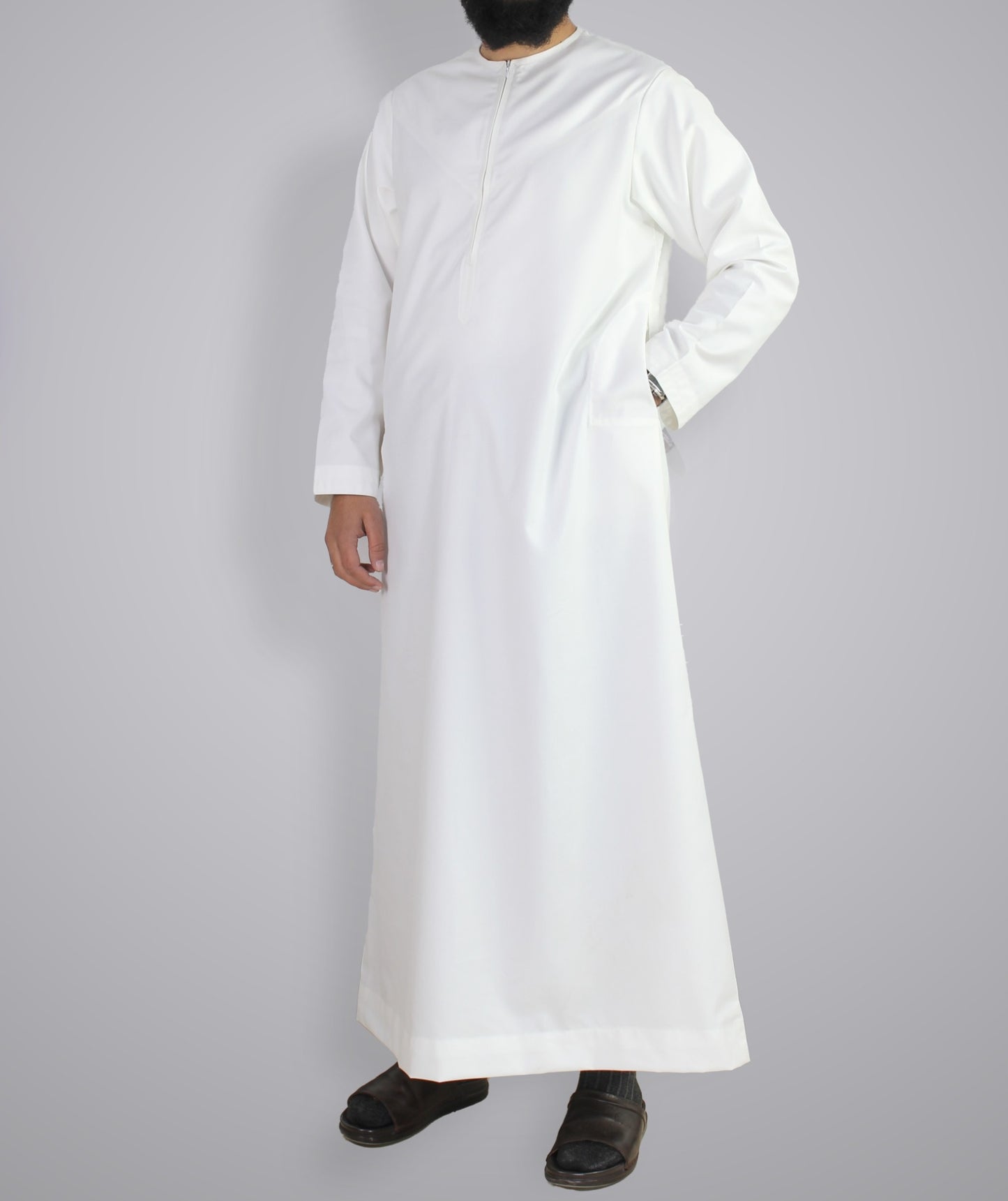 Men's Omani Winter Muslim's men Thobe Emirati Style - Best Fashion LLC