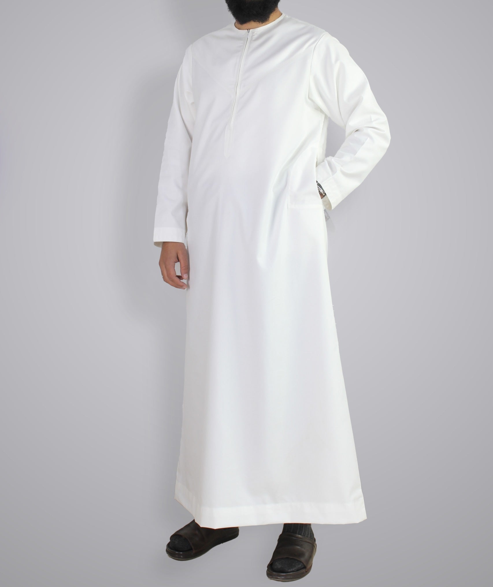 Men's Omani Winter Muslim's men Thobe Emirati Style - Best Fashion LLC