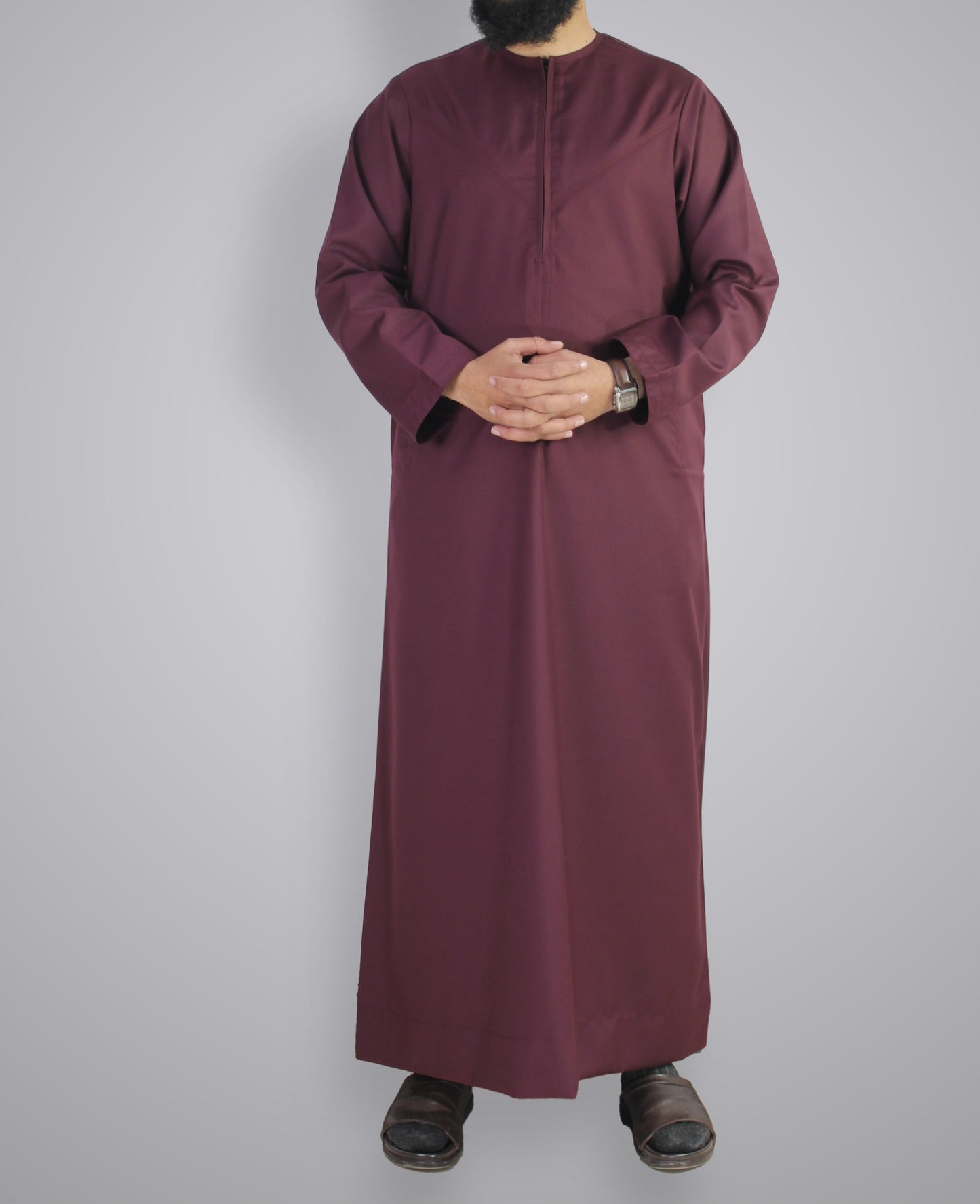 Men's Omani Winter Muslim's men Thobe Emirati Style - Best Fashion LLC