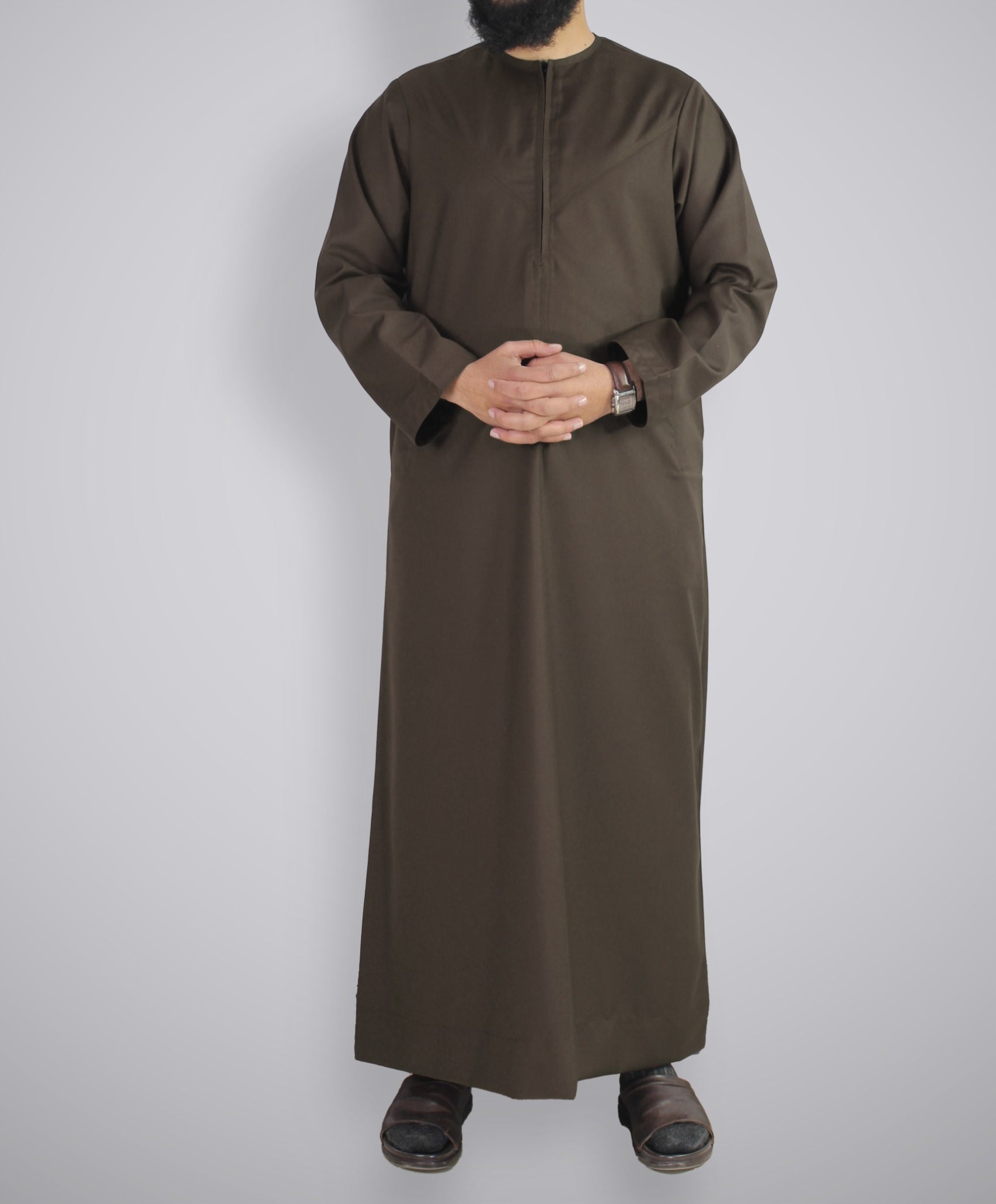 Men's Omani Winter Muslim's men Thobe Emirati Style - Best Fashion LLC