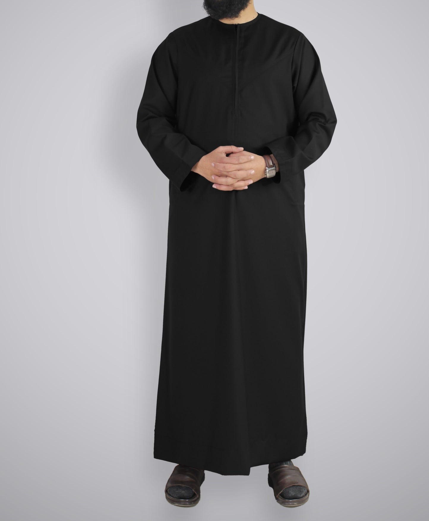 Men's Omani Winter Muslim's men Thobe Emirati Style - Best Fashion LLC