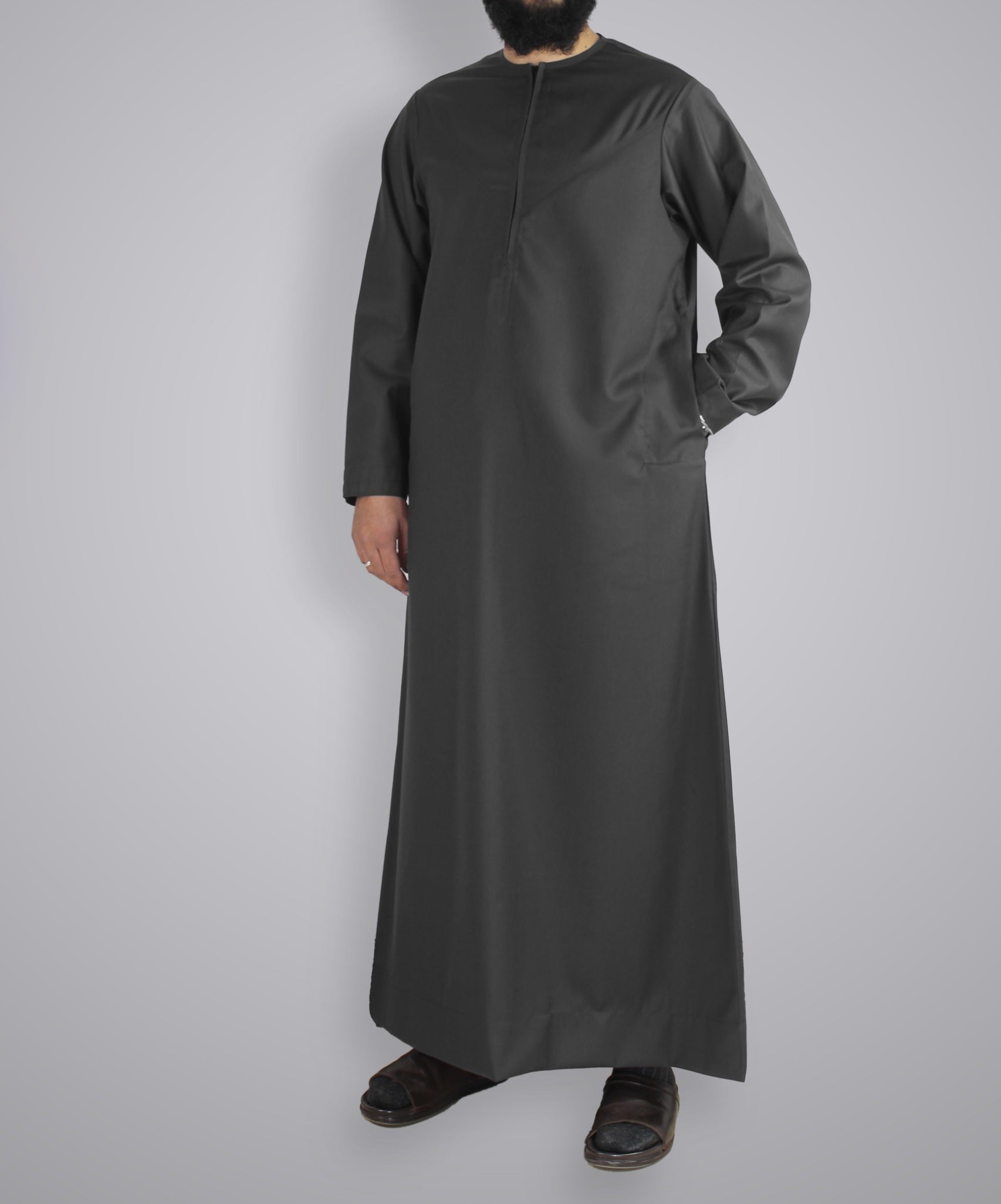 Men's Omani Winter Muslim's men Thobe Emirati Style - Best Fashion LLC