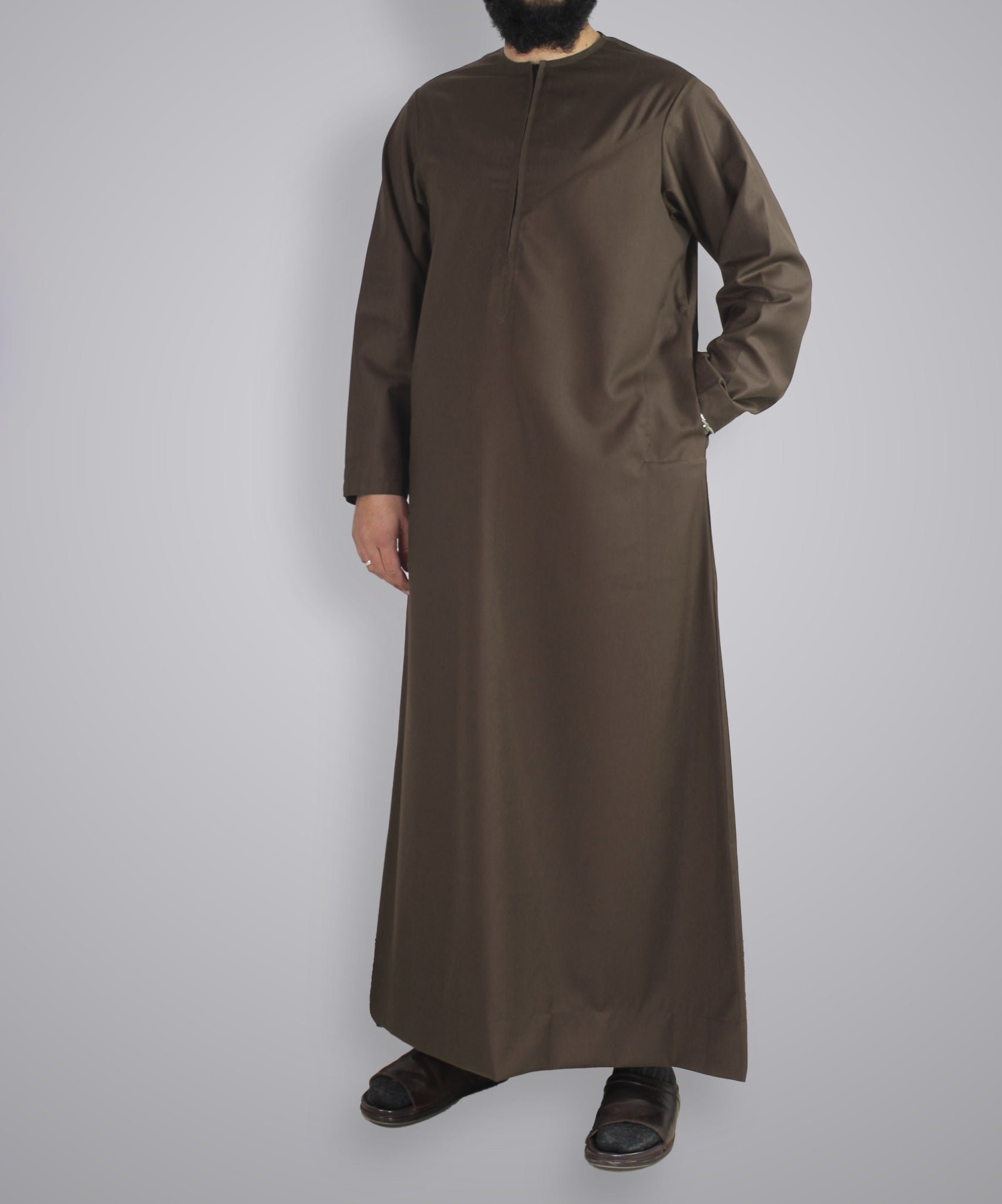 Men's Omani Winter Muslim's men Thobe Emirati Style - Best Fashion LLC